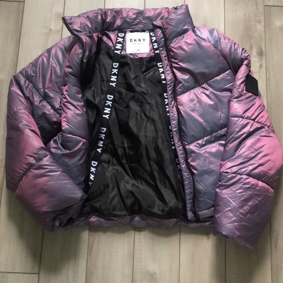 Dkny Jackets & Blazers - DKNY Sport Metallic Puffer Coat